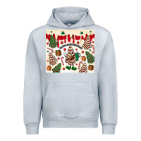 Heather Grey Boojee Christmas cake Urban Hoodie - MaliasSmallBusiness