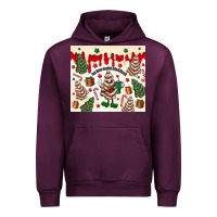Mauve Wine Boojee Christmas cake Urban Hoodie - MaliasSmallBusiness