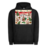 Pigment Black Boojee Christmas cake Urban Hoodie - MaliasSmallBusiness