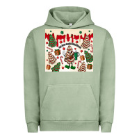 Pigment Oil Green Boojee Christmas cake Urban Hoodie - MaliasSmallBusiness