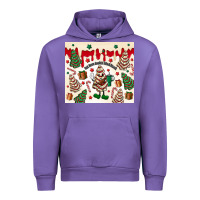 Tulip Boojee Christmas cake Urban Hoodie - MaliasSmallBusiness