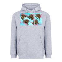 Heather Grey dinosaur stegosaurus sippy cup Heavyweight Hoodie - Artiststas