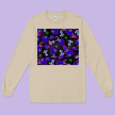 Halloween Long Sleeve Tee Designed By Texasbilliewilder