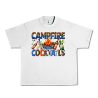Lunar Rock campfire and cocktails Urban Heavy Tee - texasbilliewilder
