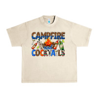 Sandshell campfire and cocktails Urban Heavy Tee - texasbilliewilder