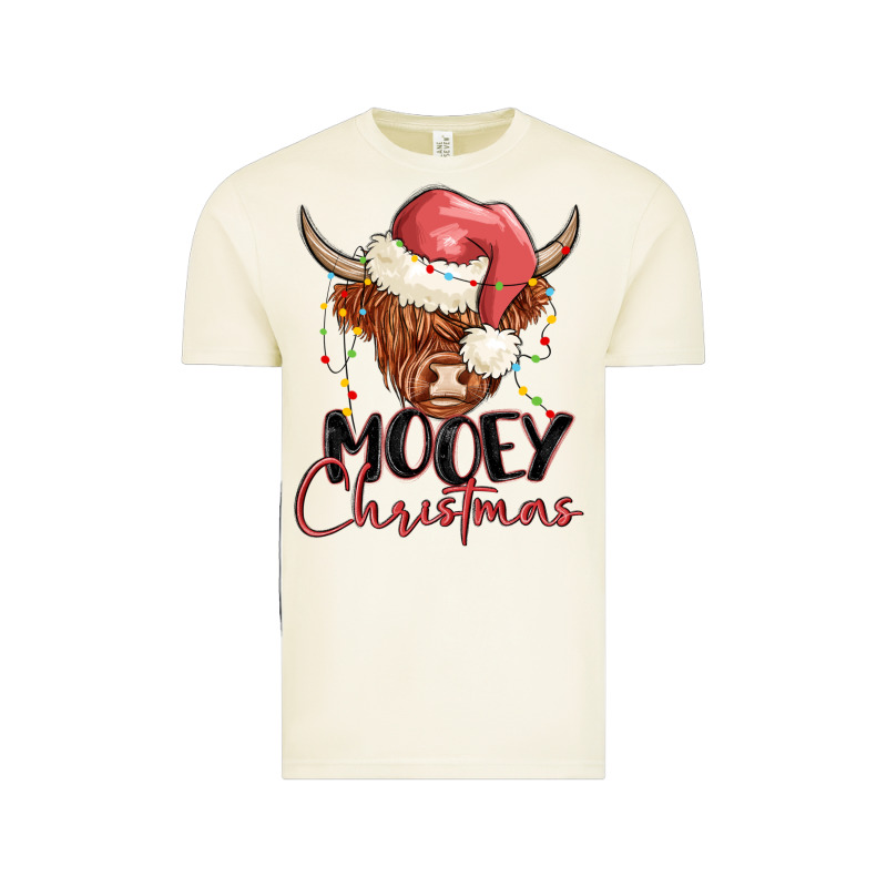 Mooey Christmas Vintage Tee by MaliasSmallBusiness | Teevron