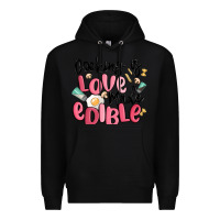 Black cooking is love made edible Premium Hoodie - MaliasSmallBusiness