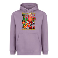 Lavender love with coffee cup and christmas lights Heavyweight Hoodie - AdoDesignShop