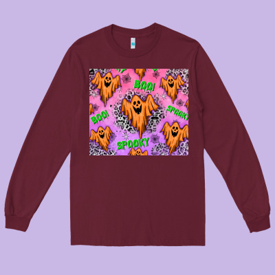 Halloween Long Sleeve Tee Designed By Texasbilliewilder