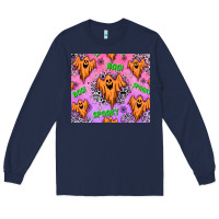 Navy halloween Long Sleeve Tee - texasbilliewilder