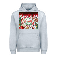 Heather Grey christmas hot chocolate Urban Hoodie - MaliasSmallBusiness