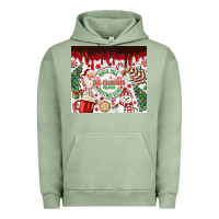 Pigment Oil Green christmas hot chocolate Urban Hoodie - MaliasSmallBusiness