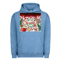 Pigment Pebble Blue christmas hot chocolate Urban Hoodie - MaliasSmallBusiness