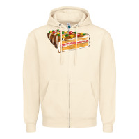 Sandshell chocolate christmas cake fa element Zipper Hoodie - FaDigitalArtStudio