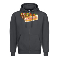 Smoke chocolate christmas cake fa element Zipper Hoodie - FaDigitalArtStudio