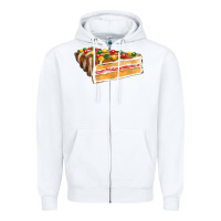 White chocolate christmas cake fa element Zipper Hoodie - FaDigitalArtStudio