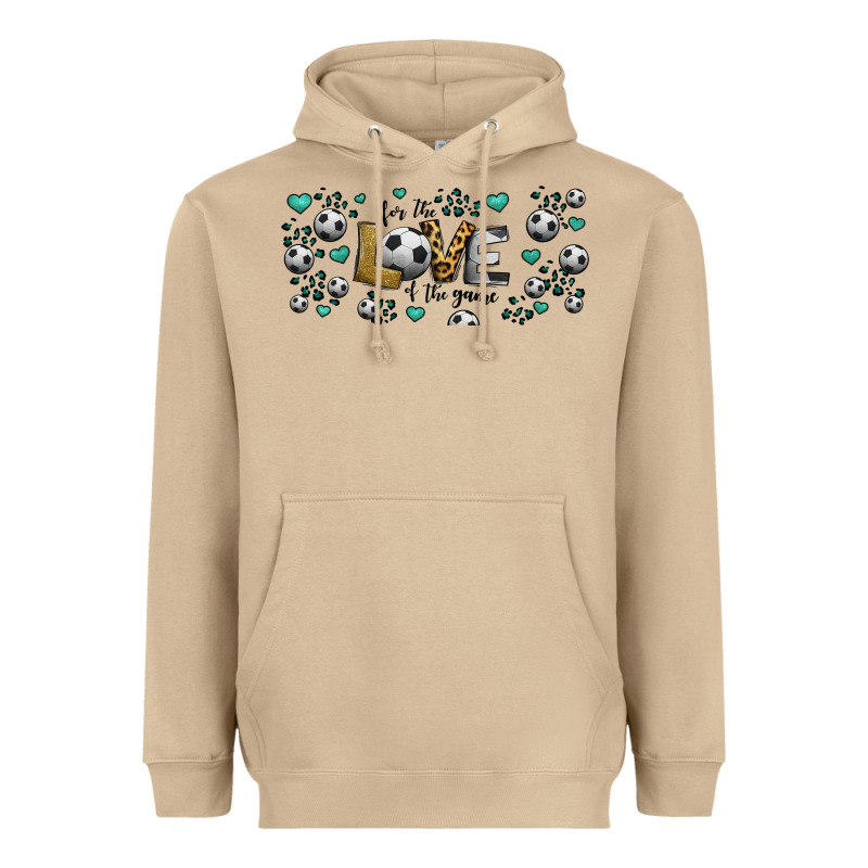 For The Love Of The Game Soccer Heavyweight Hoodie by Jasminsmagicworld | Teevron