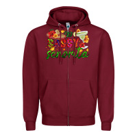Burgundy sassy senorita Zipper Hoodie - HRA Design Shop