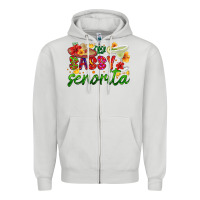 Dove Grey sassy senorita Zipper Hoodie - HRA Design Shop