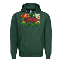 Sports Green sassy senorita Zipper Hoodie - HRA Design Shop