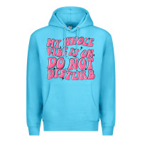 Ocean Blue my whole vibes on do not disturb Premium Hoodie - MaliasSmallBusiness