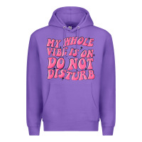 Purple my whole vibes on do not disturb Premium Hoodie - MaliasSmallBusiness