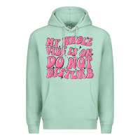 Seafoam my whole vibes on do not disturb Premium Hoodie - MaliasSmallBusiness