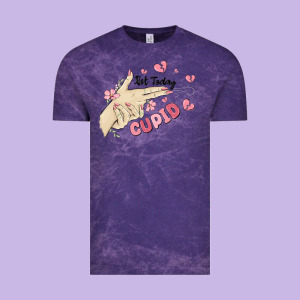 Not Today Cupid Vintage Tee Designed By Maliassmallbusiness