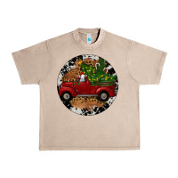 French Oak Farm Truck Christmas Urban Heavy Tee - RanaPortraitStore