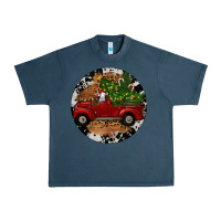 Midnight Navy Farm Truck Christmas Urban Heavy Tee - RanaPortraitStore