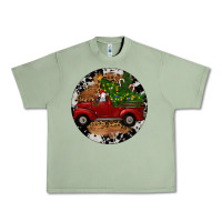 Oil Green Farm Truck Christmas Urban Heavy Tee - RanaPortraitStore
