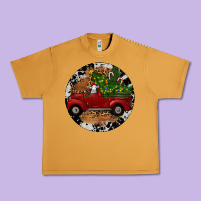 Farm Truck Christmas Urban Heavy Tee Designed By Ranaportraitstore