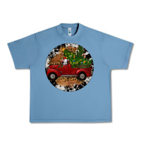 Pebble Blue Farm Truck Christmas Urban Heavy Tee - RanaPortraitStore