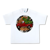 White Farm Truck Christmas Urban Heavy Tee - RanaPortraitStore