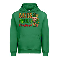 Emerald Nuts about Christmas Nutcracker Urban Hoodie - NancyCooperArtShop