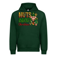 Forest Green Nuts about Christmas Nutcracker Urban Hoodie - NancyCooperArtShop