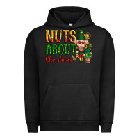 Pigment Black Nuts about Christmas Nutcracker Urban Hoodie - NancyCooperArtShop