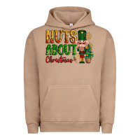 Pigment Burro Nuts about Christmas Nutcracker Urban Hoodie - NancyCooperArtShop