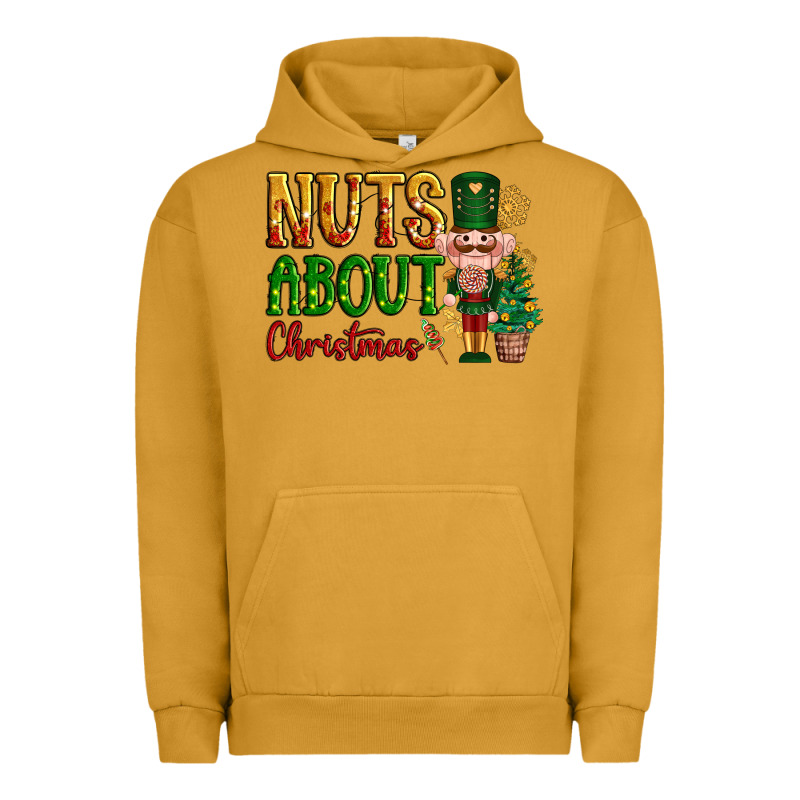 Nuts About Christmas Nutcracker Urban Hoodie by NancyCooperArtShop | Teevron