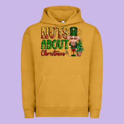 Nuts About Christmas Nutcracker Urban Hoodie Designed By Nancycooperartshop