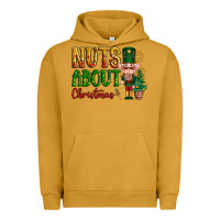 Pigment Peanut Butter Nuts about Christmas Nutcracker Urban Hoodie - NancyCooperArtShop