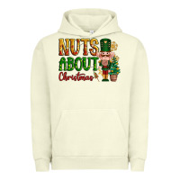 Pigment Pistachio Nuts about Christmas Nutcracker Urban Hoodie - NancyCooperArtShop