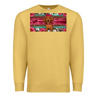 Antique Gold dachshund puppy license plate Premium Sweatshirt - Artiststas