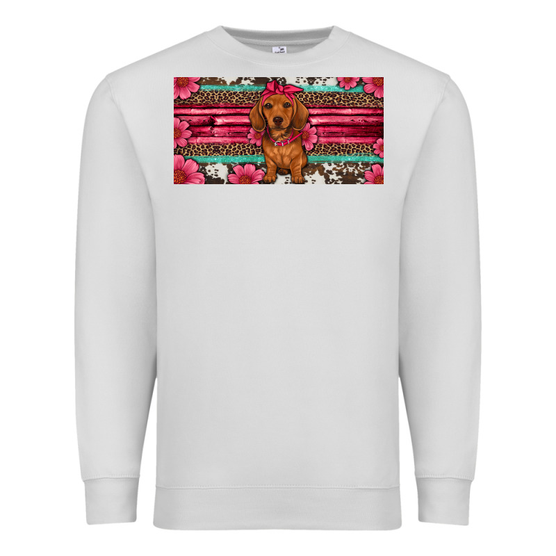 Dachshund Puppy License Plate Premium Sweatshirt by Artiststas | Teevron