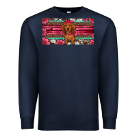 Navy dachshund puppy license plate Premium Sweatshirt - Artiststas