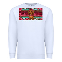 White dachshund puppy license plate Premium Sweatshirt - Artiststas