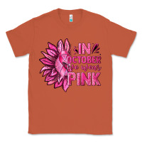 Copper In October We Wear Pink Sunflower Classic Tee - texasbilliewilder