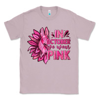 Lilac In October We Wear Pink Sunflower Classic Tee - texasbilliewilder