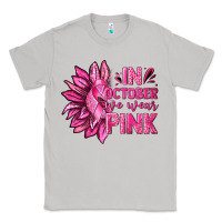 Moon Dust In October We Wear Pink Sunflower Classic Tee - texasbilliewilder