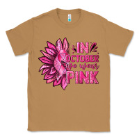 Toasted Coconut In October We Wear Pink Sunflower Classic Tee - texasbilliewilder